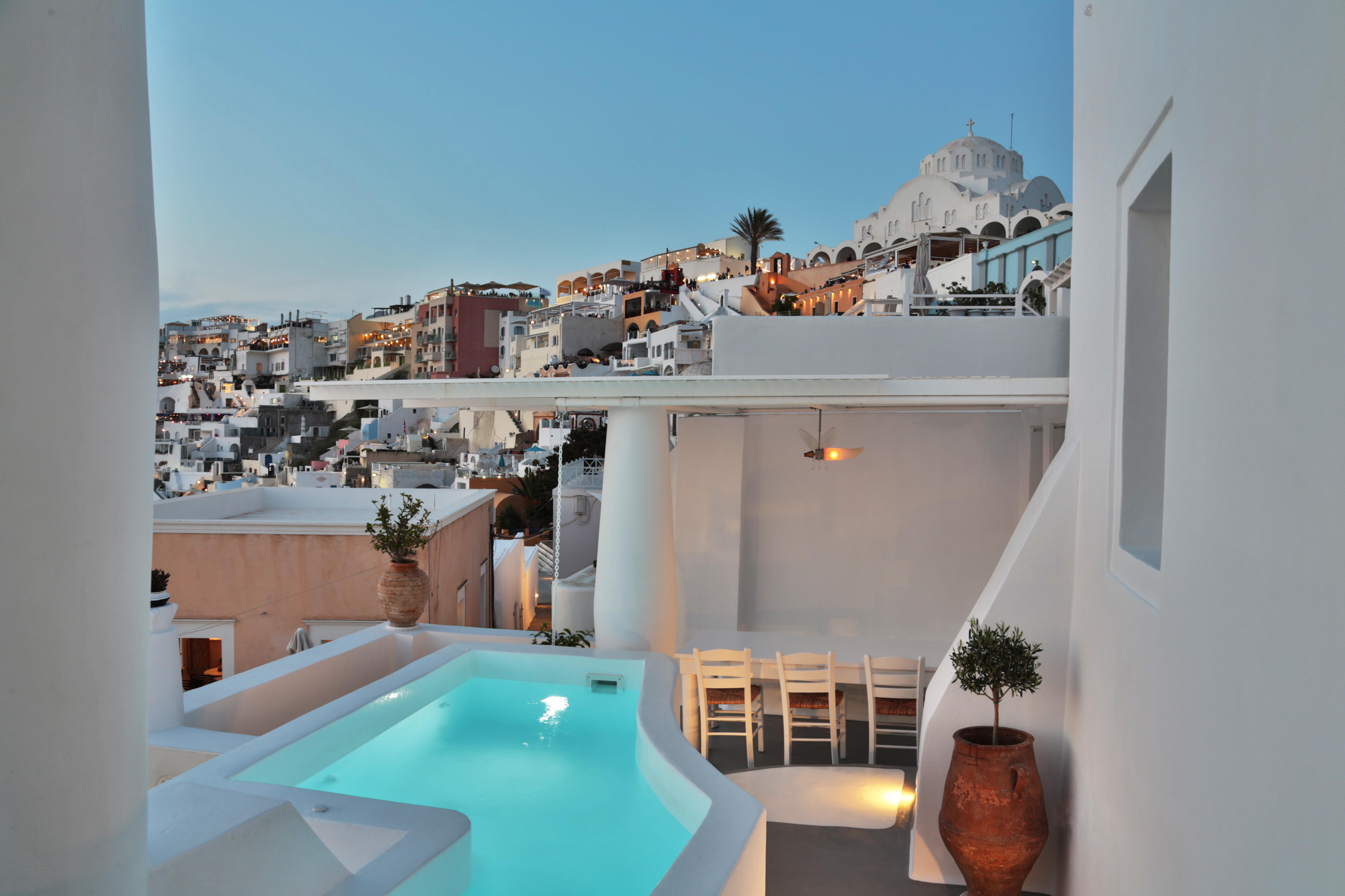 Trieris Villa & Suites Fira  Eksteriør bilde