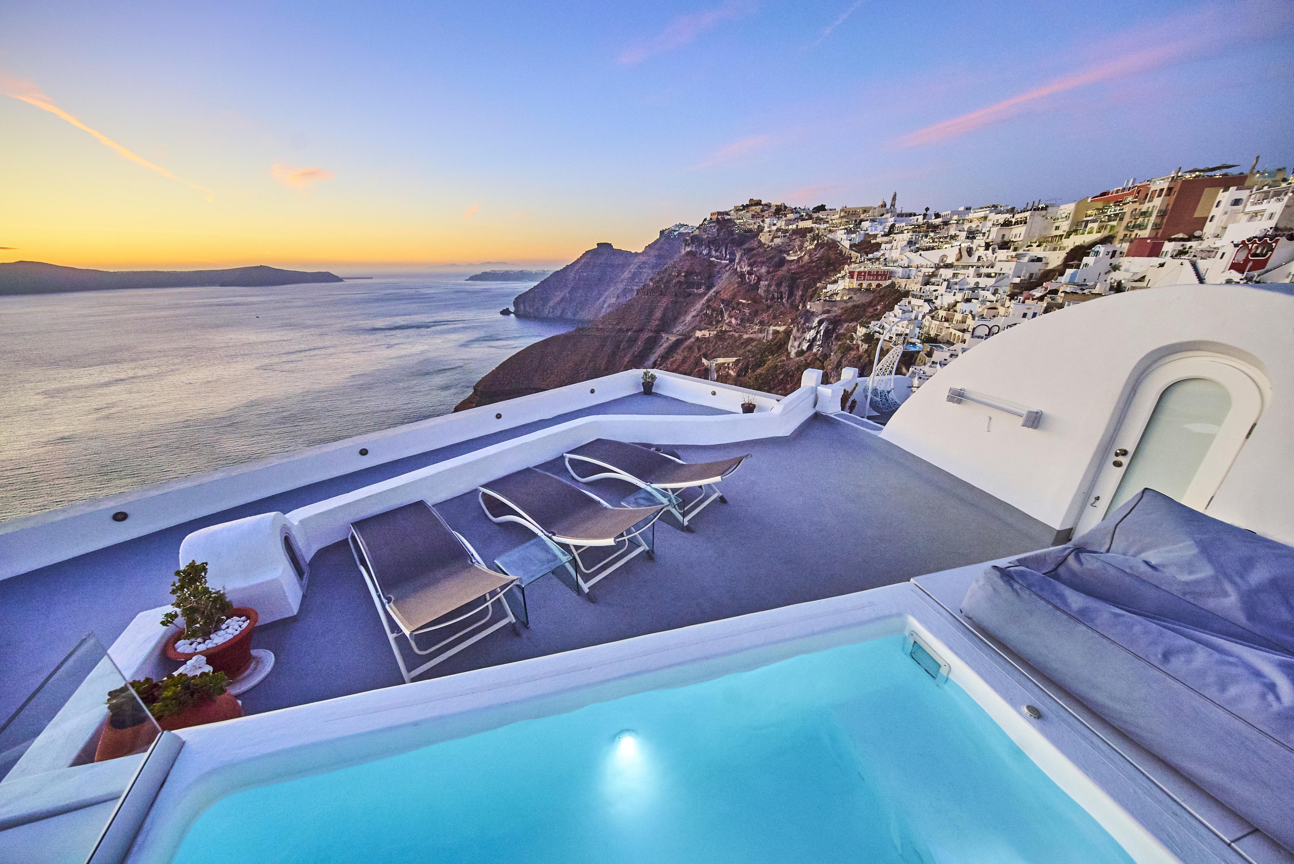 Trieris Villa & Suites Fira  Eksteriør bilde